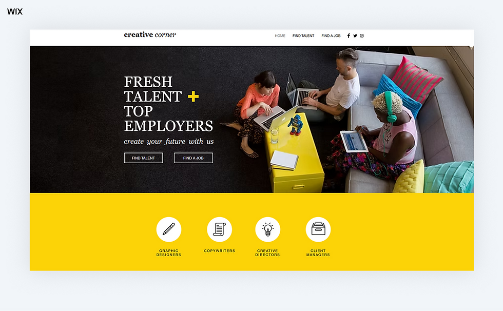 Recruitment agency (contemporary) template