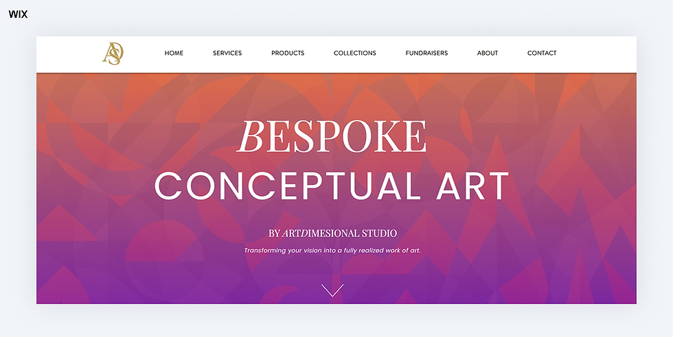 bespoke conceptual art portfolio example