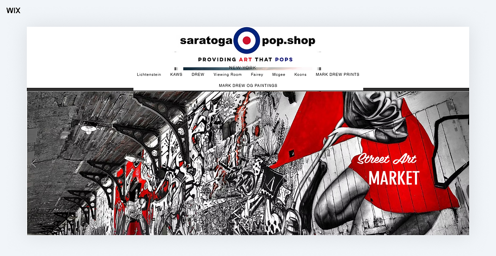 art portfolio examples shop