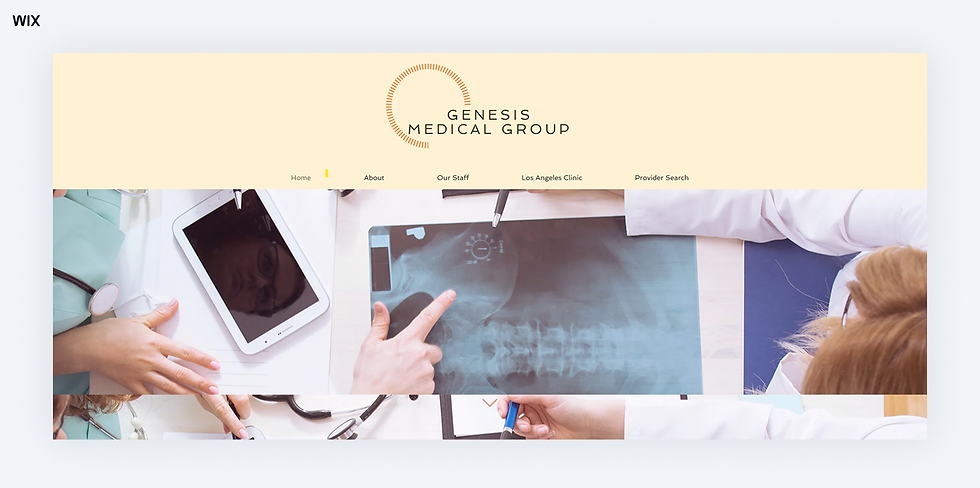 medical website examples best