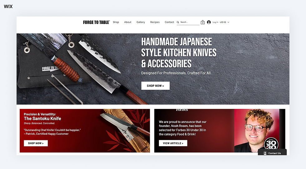 best website design samples