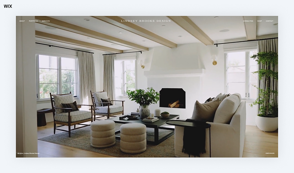 best neutral tones website design