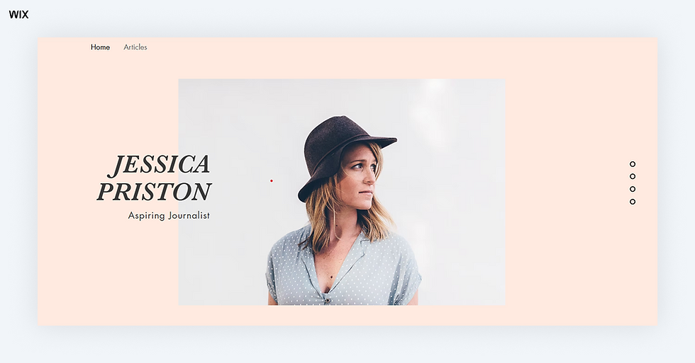 journalist website template