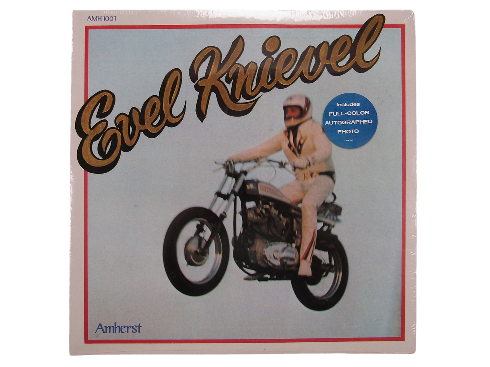 1974 Evel Knievel Record Album AMH1001 Wrapped