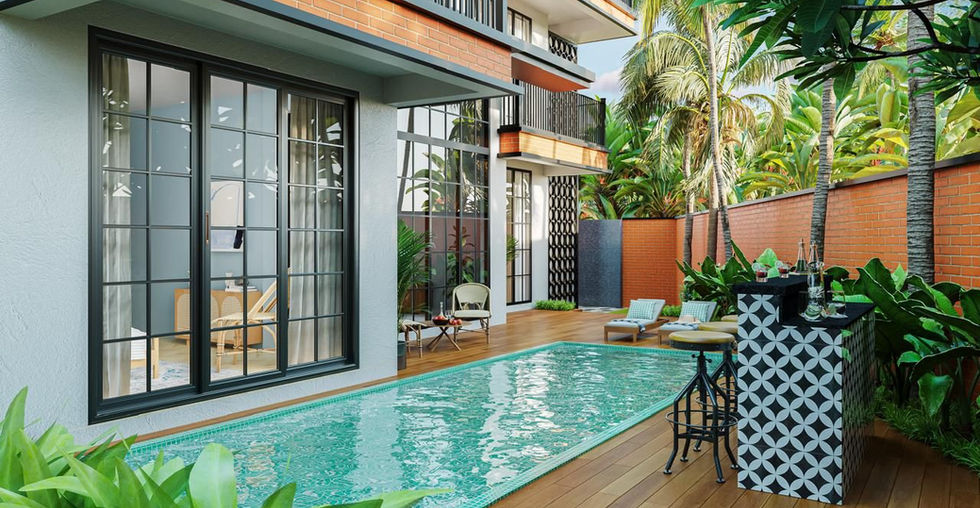 Luxurious 5 BHK villa for sale in Corjeum, Goa by Goa Property Deal, priced at ₹7.5 crore. Features spacious interiors, private outdoor spaces, and high-end amenities. Ideal for elegant living. Contact us for more details