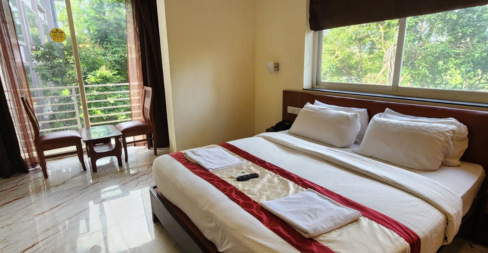 Fully operational 16-room hotel for lease in Candolim, Goa by Goa Property Deal. Features a rooftop bar, restaurant, two rooftop suites with private pools, 6 parking slots, and full power backup. Rent: ₹9 lakhs per month. Contact us for more details