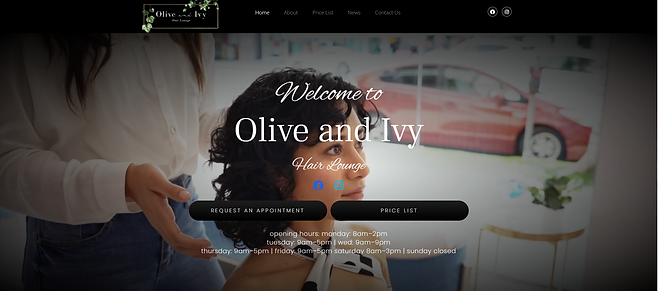 Olive and Ivy Home Page Snapshot.PNG