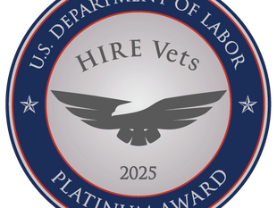 RCG Receives 2025 HIRE Vets Platinum Medallion Award From The U.S. Department Of Labor