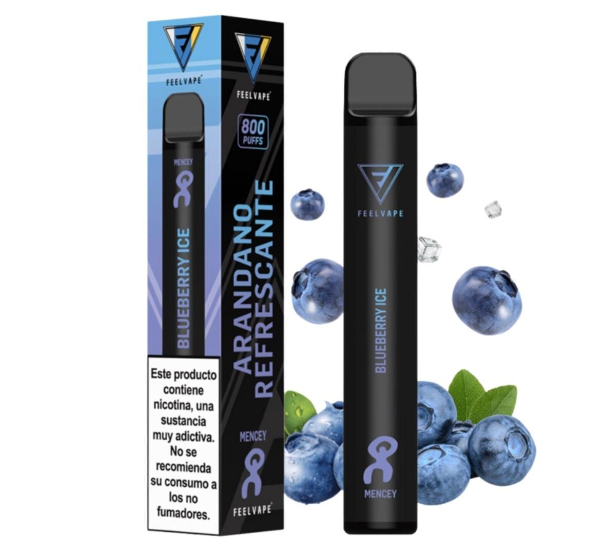FEEL VAPE - DESECHABLE BLUEBERRY ICE 800 puff