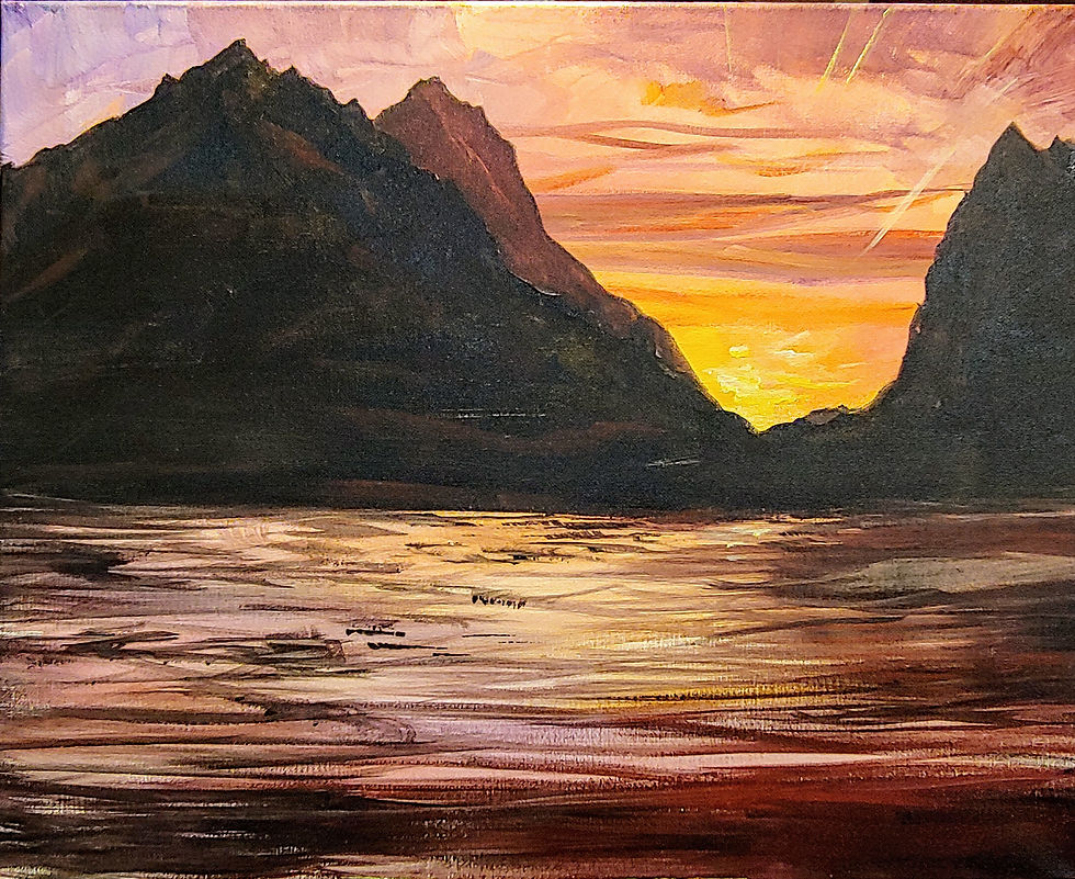 "Jenny Lake Sunset" @ Butter Cafe Victor ID