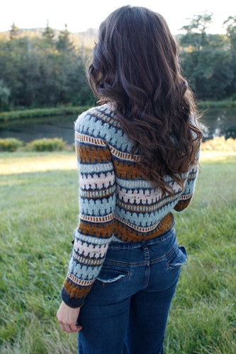 Scrappy Yoke Sweater | Olga Putano Designs
