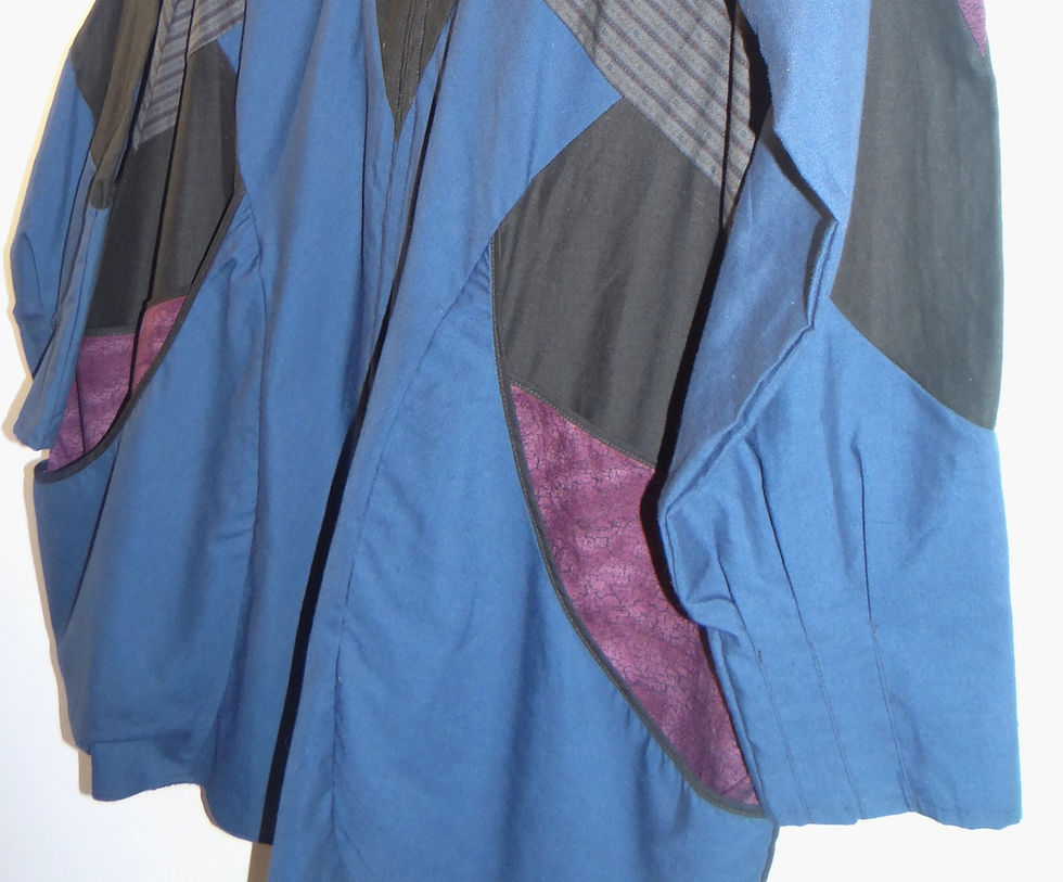 Thumbnail: Multi Color Zipper Hoodie Jacket Handmade