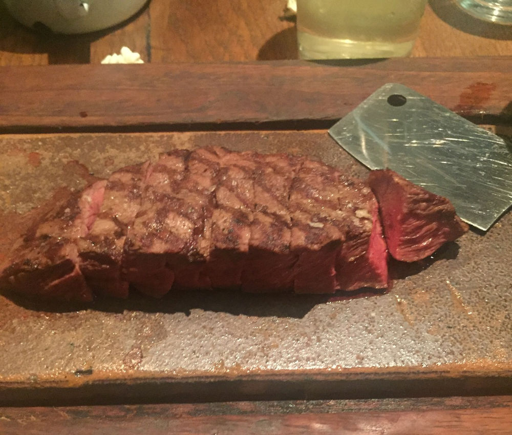 Steak for 10 pounds in London Flat Iron Steak
