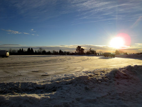 Skiing at the MOST peaceful ski resort in Oslo, Norway!