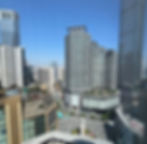 jie fang bei room view outside moxy chongqing