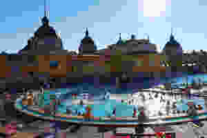 Szechenyi Thermal Bath in Budapest, Hungary