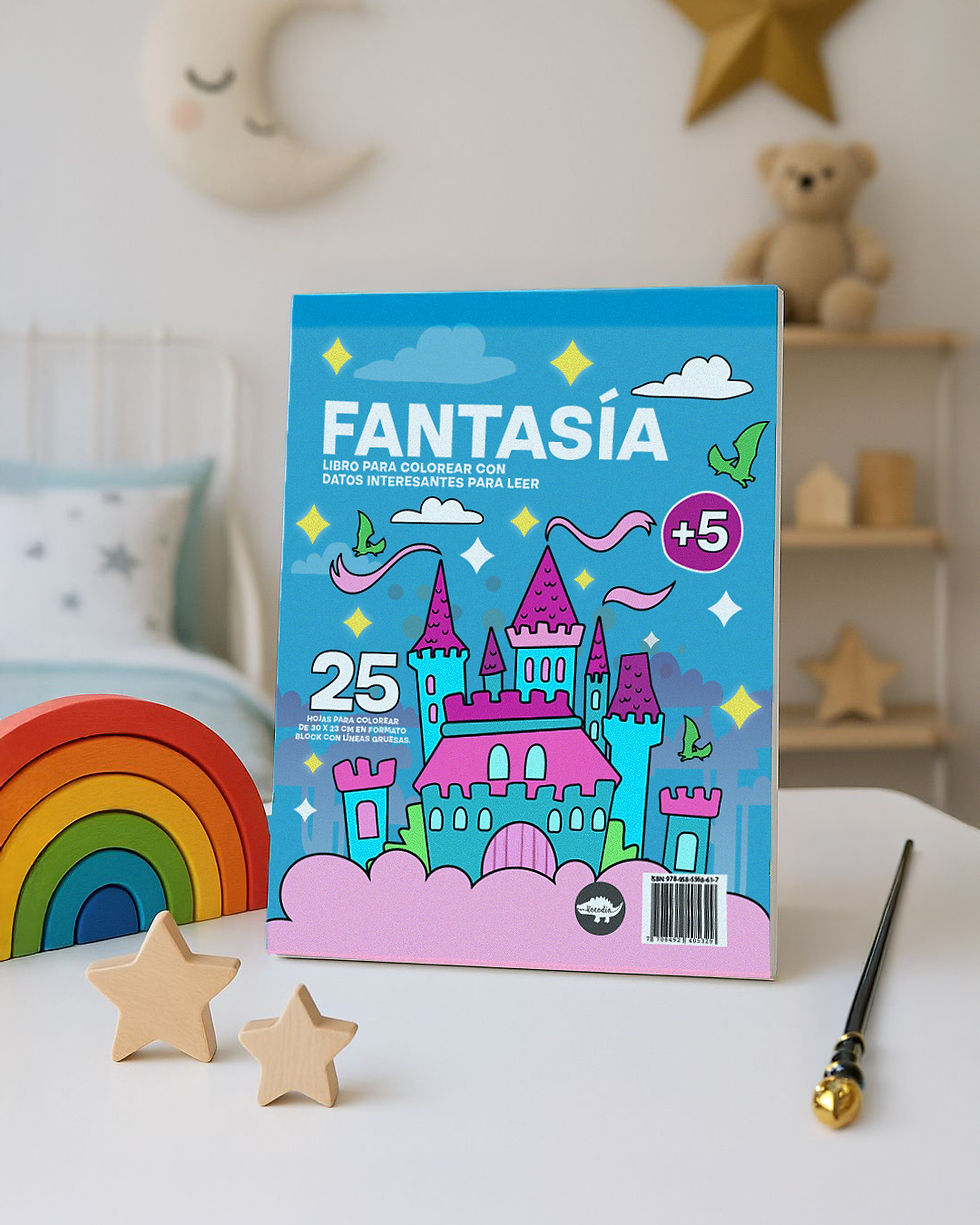 Thumbnail: Libro para Colorear Fantasía