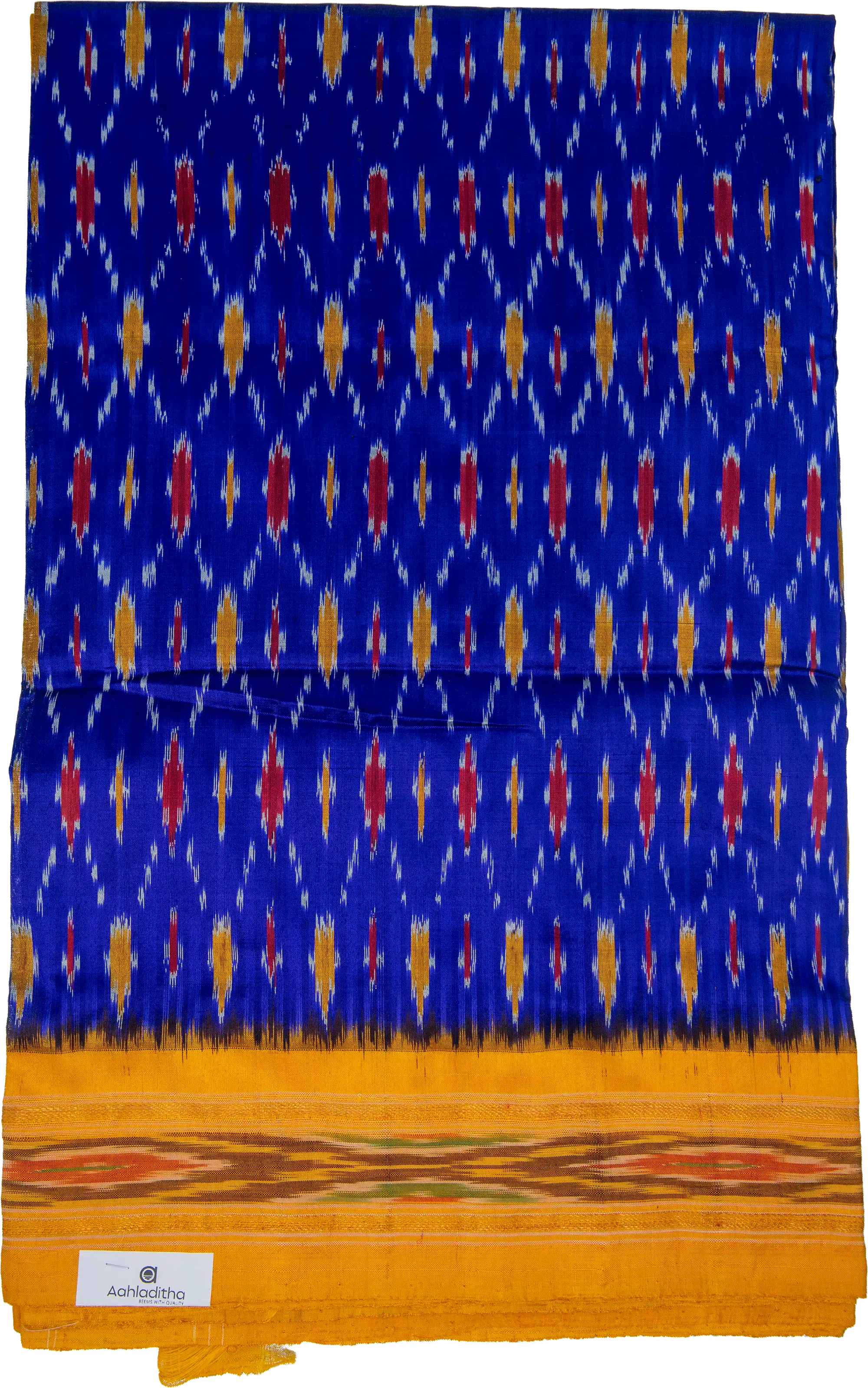 Ikkath Design Pochampally Pattu Saree