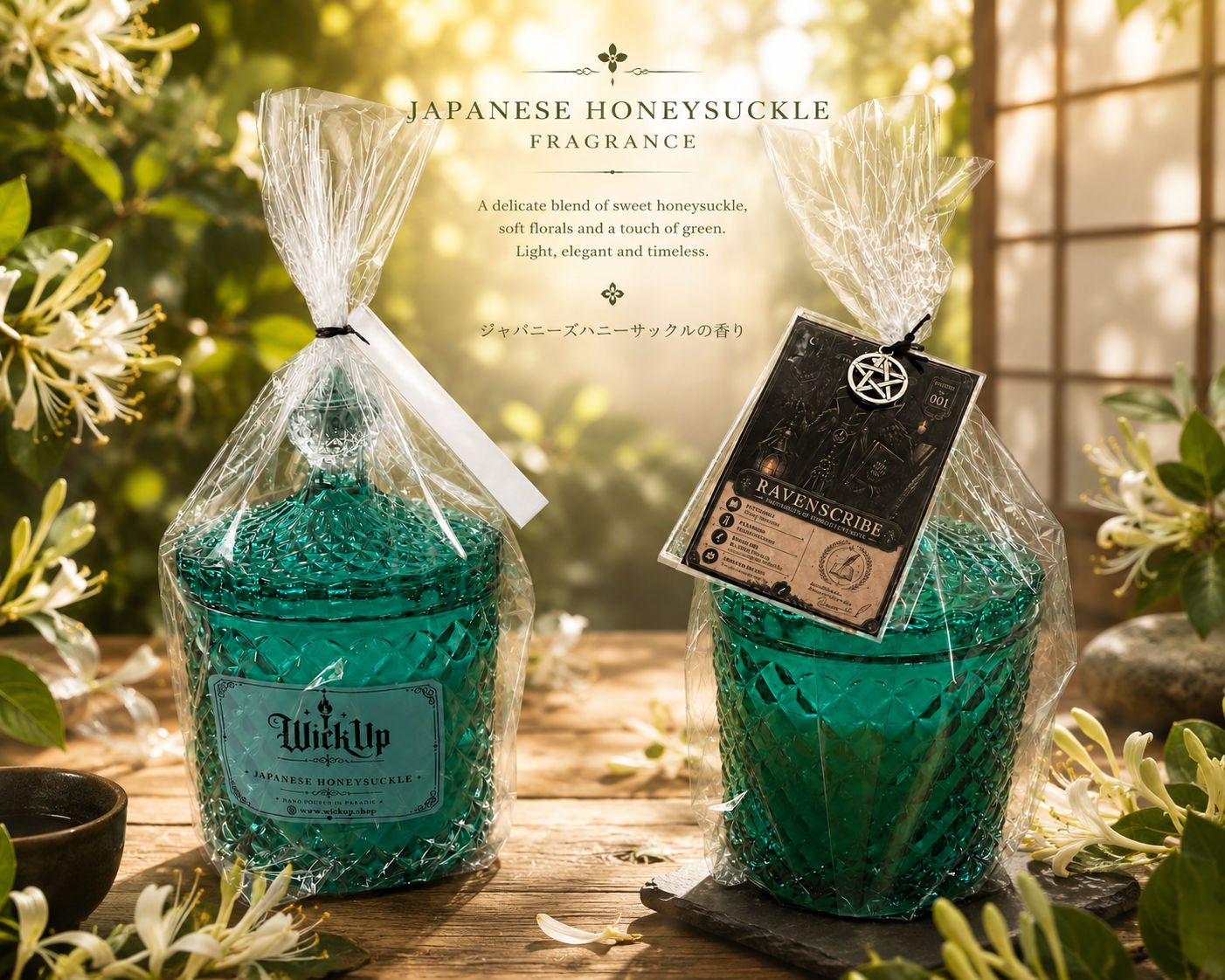 Japanese Honeysuckle Infinity Jar Candl
