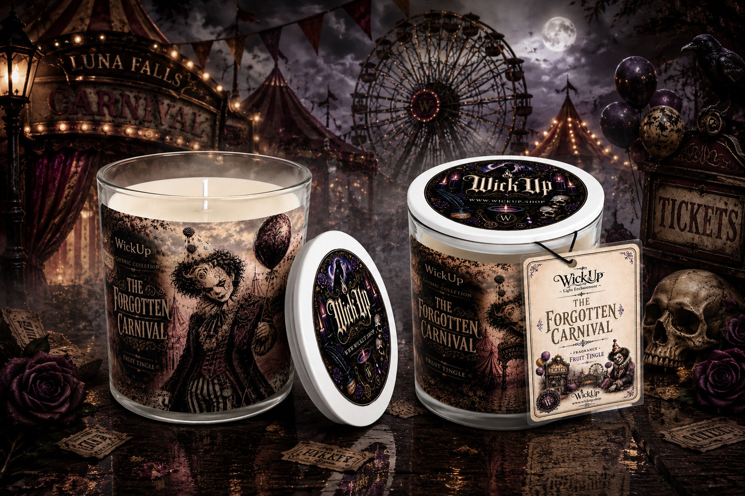 The Forgotten Carnival – Gothic Collection Soy Candle