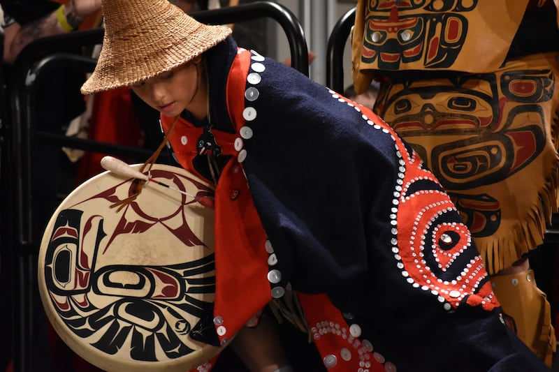 Musician at Sealaska Heritage Institute's Celebration