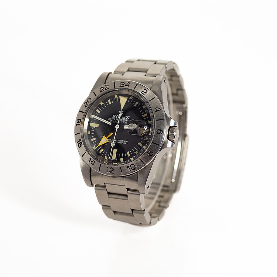 orologio firmato rolex explorer freccione ref 1655 orologio di lusso da collezione John Oliver gioielleria firenze