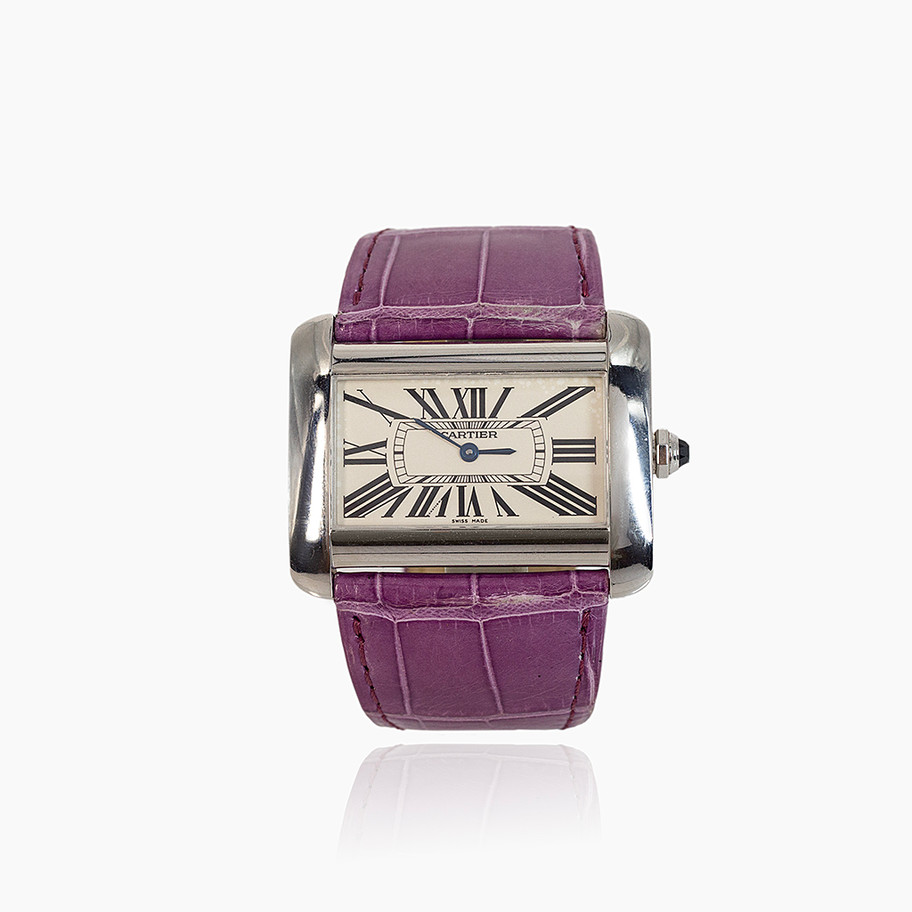 orologio firmato cartier divan donna ref 2600 John Oliver orologi lusso firenze