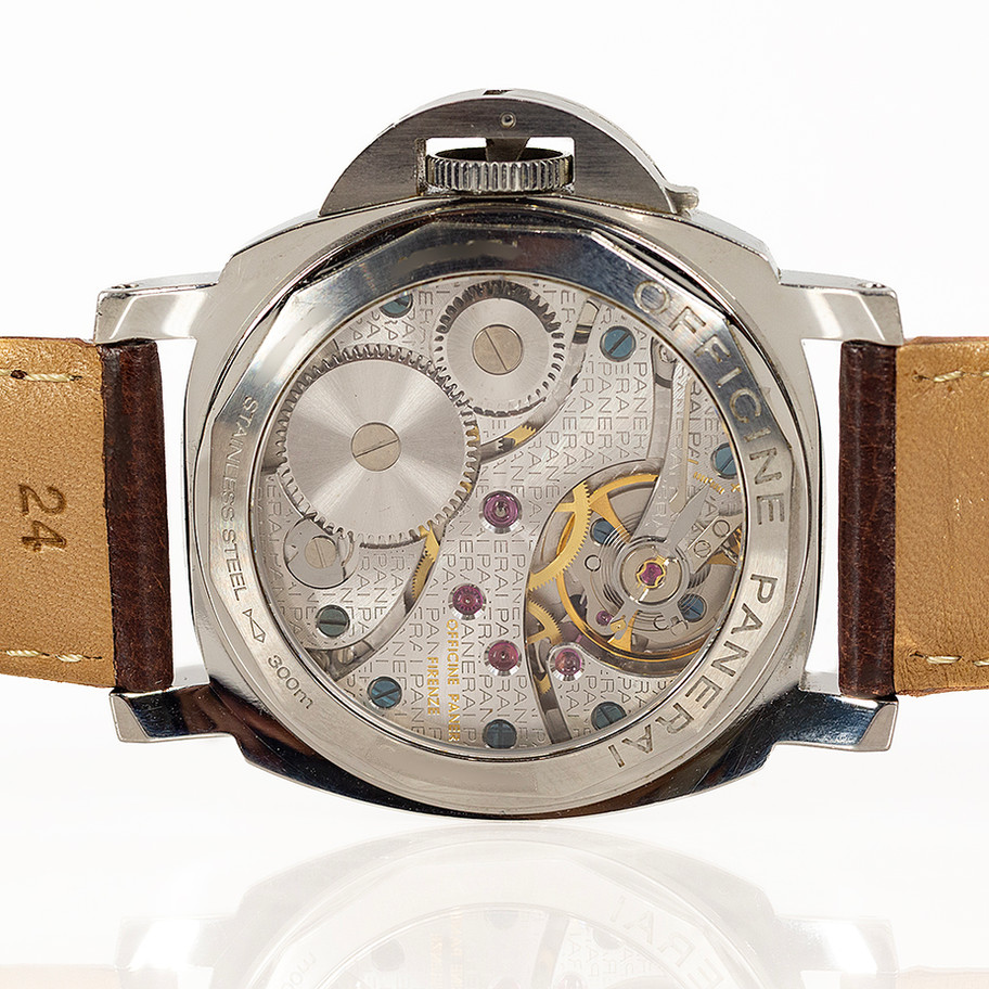 orologio di lusso firmato panerai modello lumino marina ref pam00111 full set john oliver firenze