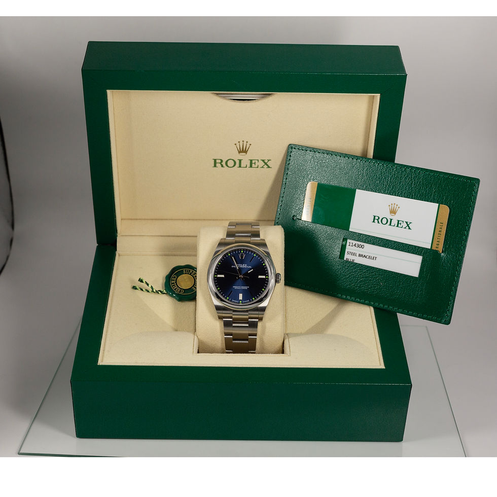 orologio di lusso da collezione rolex in acciaio full set ref 114300 John Oliver orologi firenze