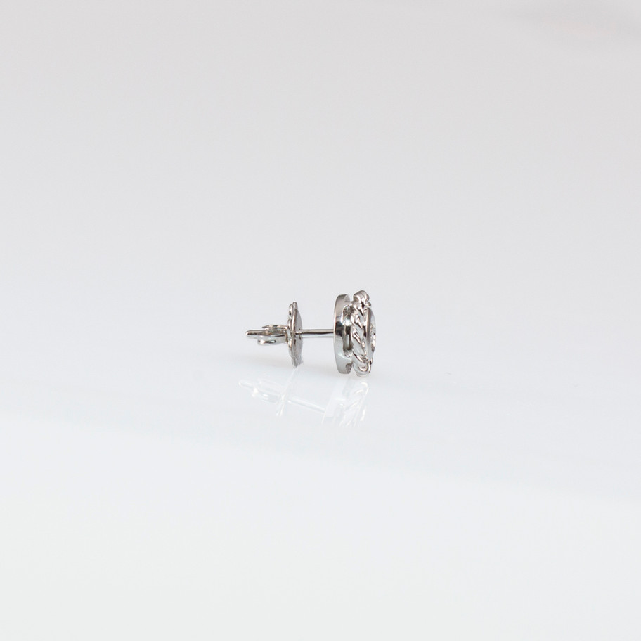 ORECCHINI BRIDAL PUNTO LUCE IN ORO BIANCO CON DIAMANTI PERFETTI COME ORECCHINI DA SPOSA