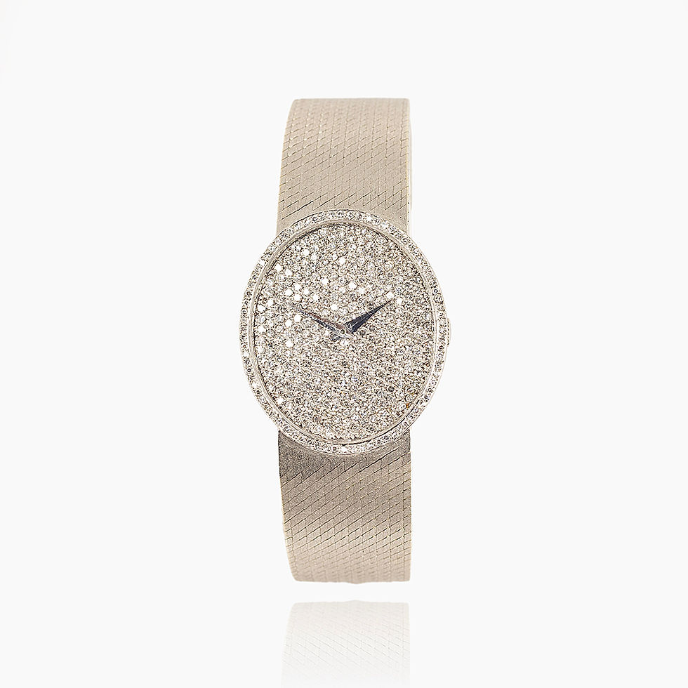 orologio donna chopard 51052 in oro bianco con diamanti per 2,2 carati