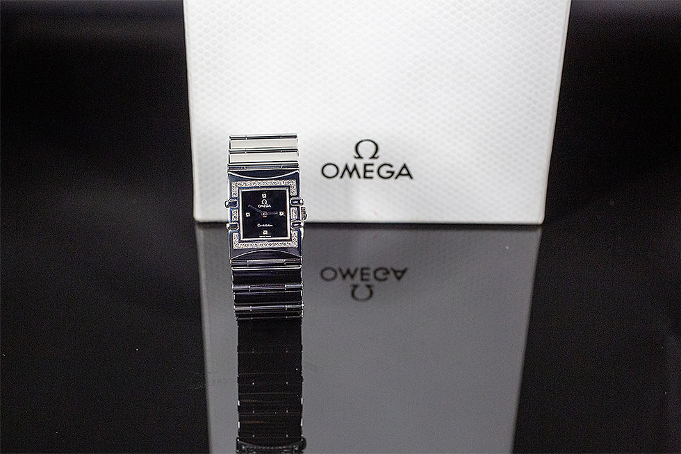 orologio donna firmato omega modello costellation in acciaio e diamanti ref15214100 in omaggio notte di capodanno firenze