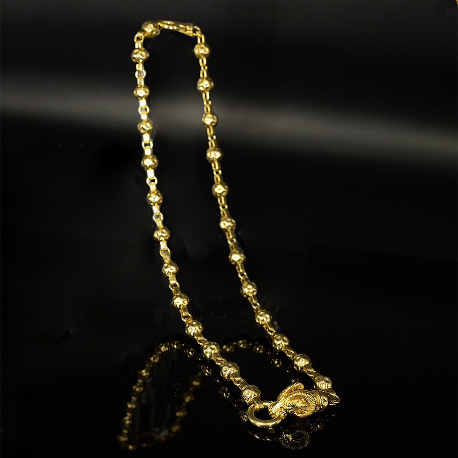 collier in oro giallo ariete John Oliver gioielleria firenze