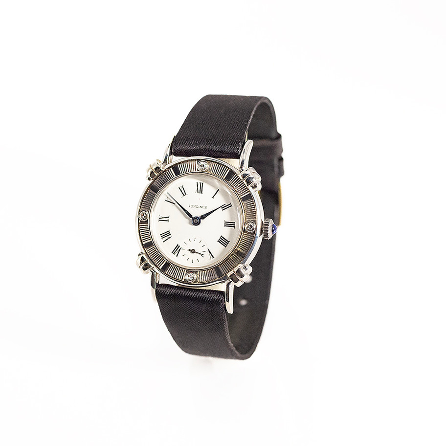 orologio stile liberty longines in oro e diamanti