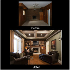 Before and After Walkout Basement