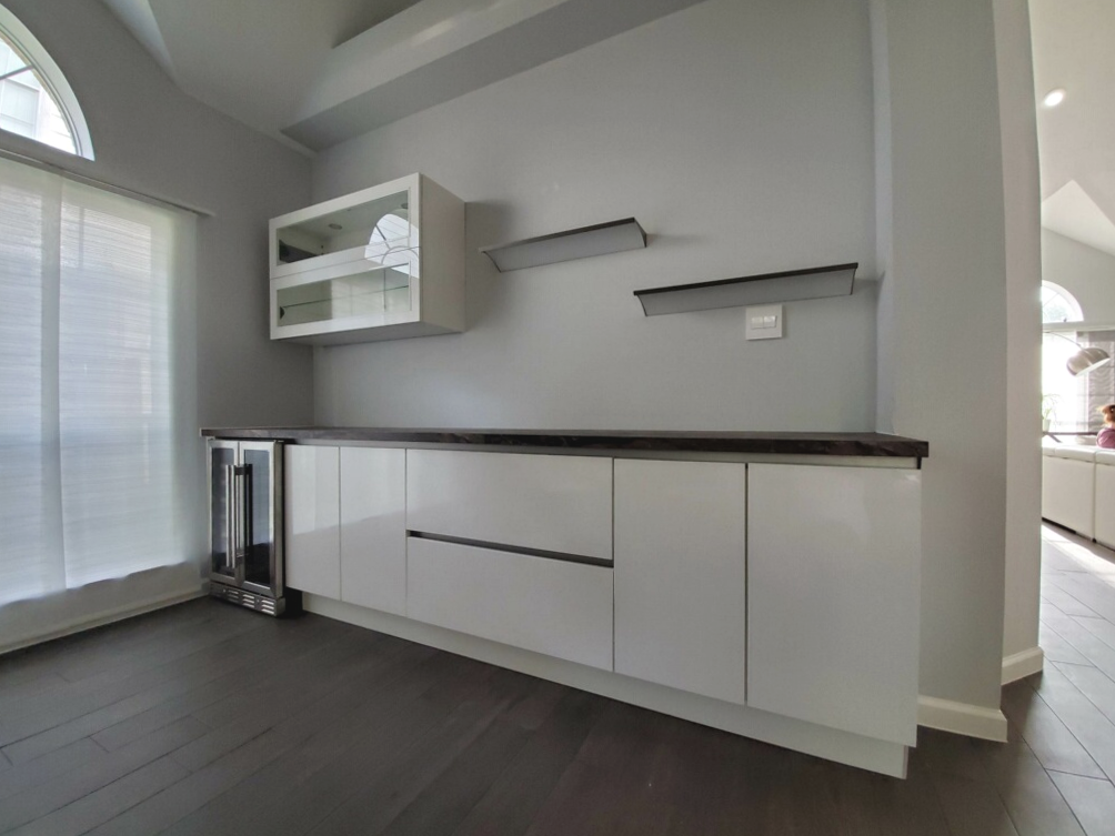 modern cabinets for wet bar