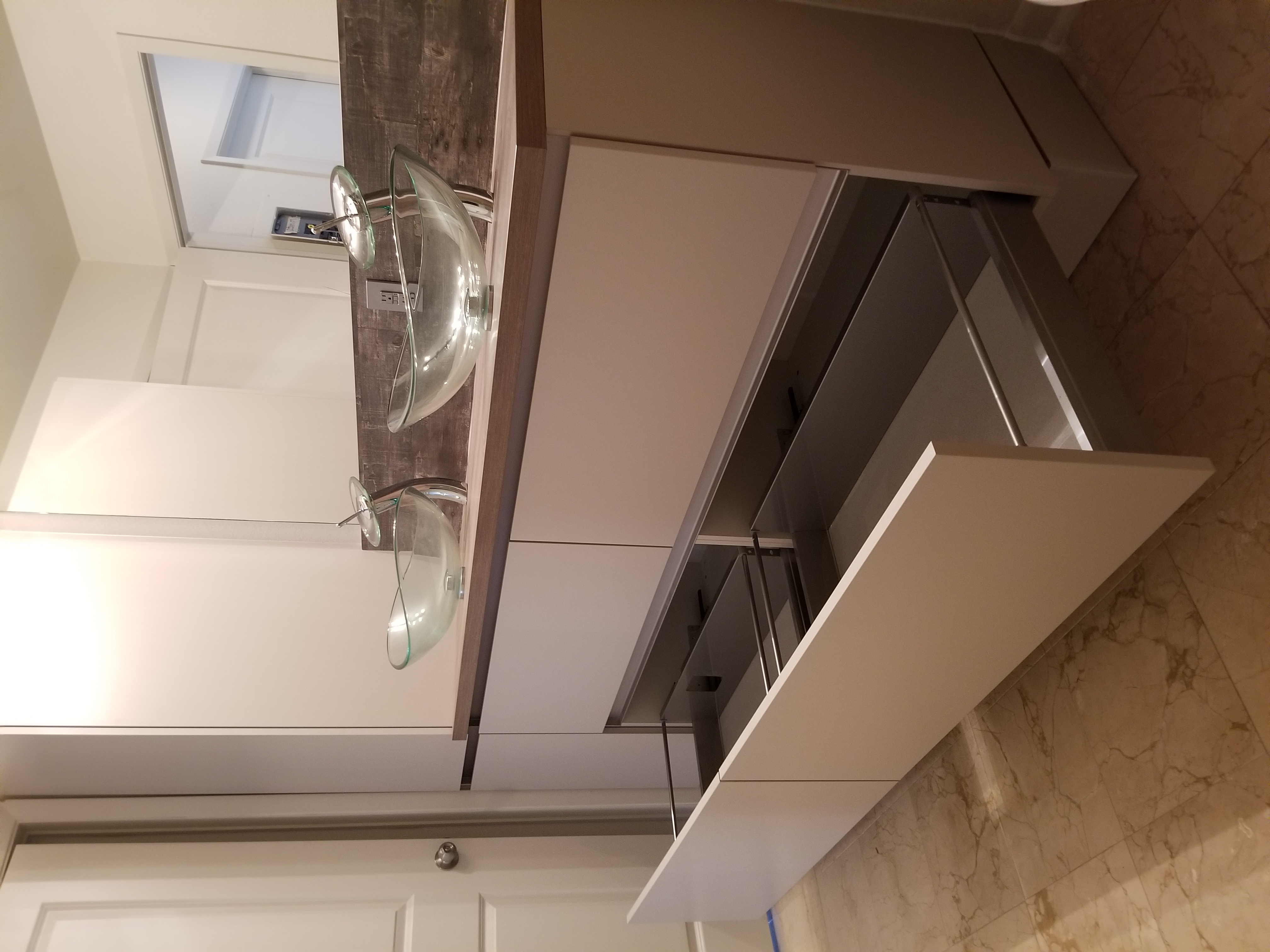 remodeling with modern vanity