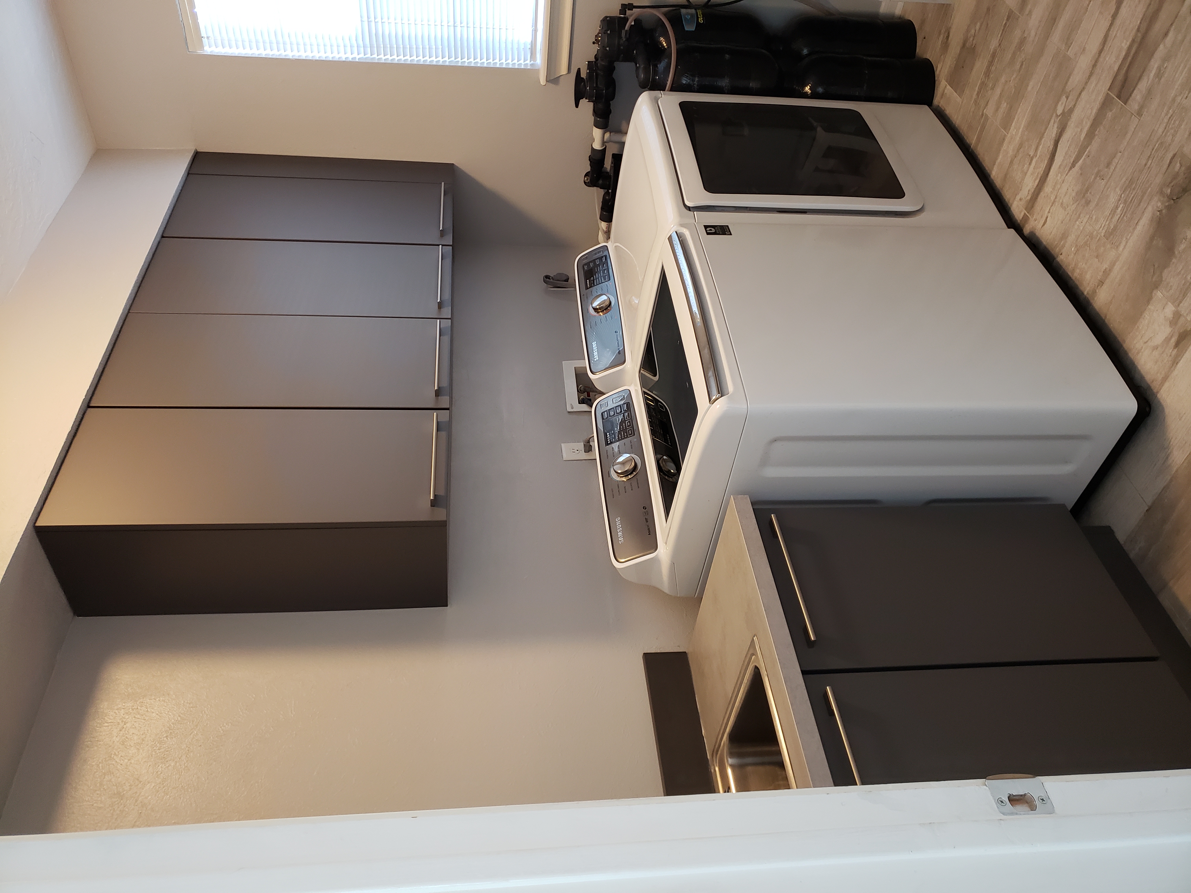 cabinets for laundry room & kitchens