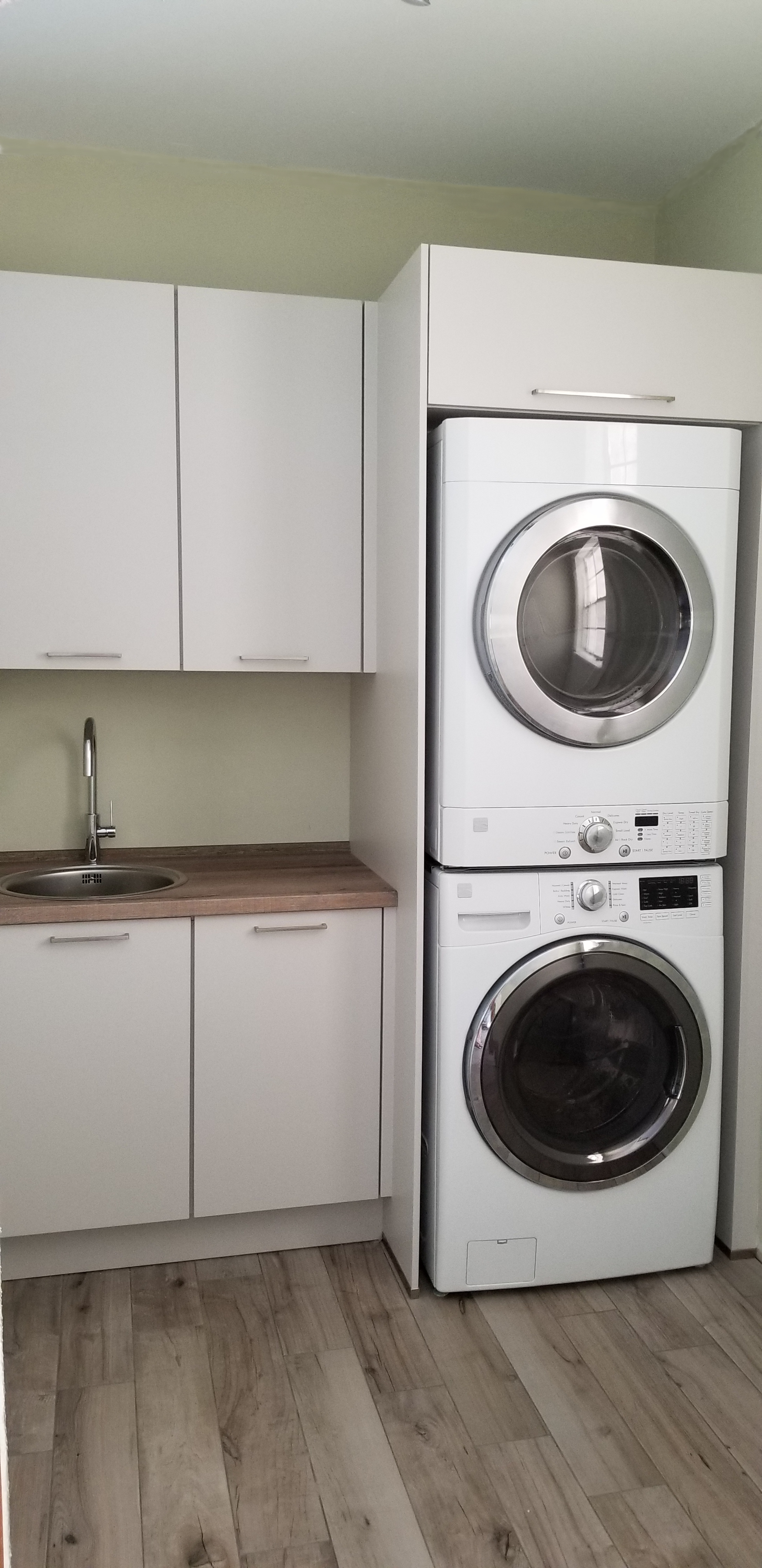 cabinets for laundry room & kitchen