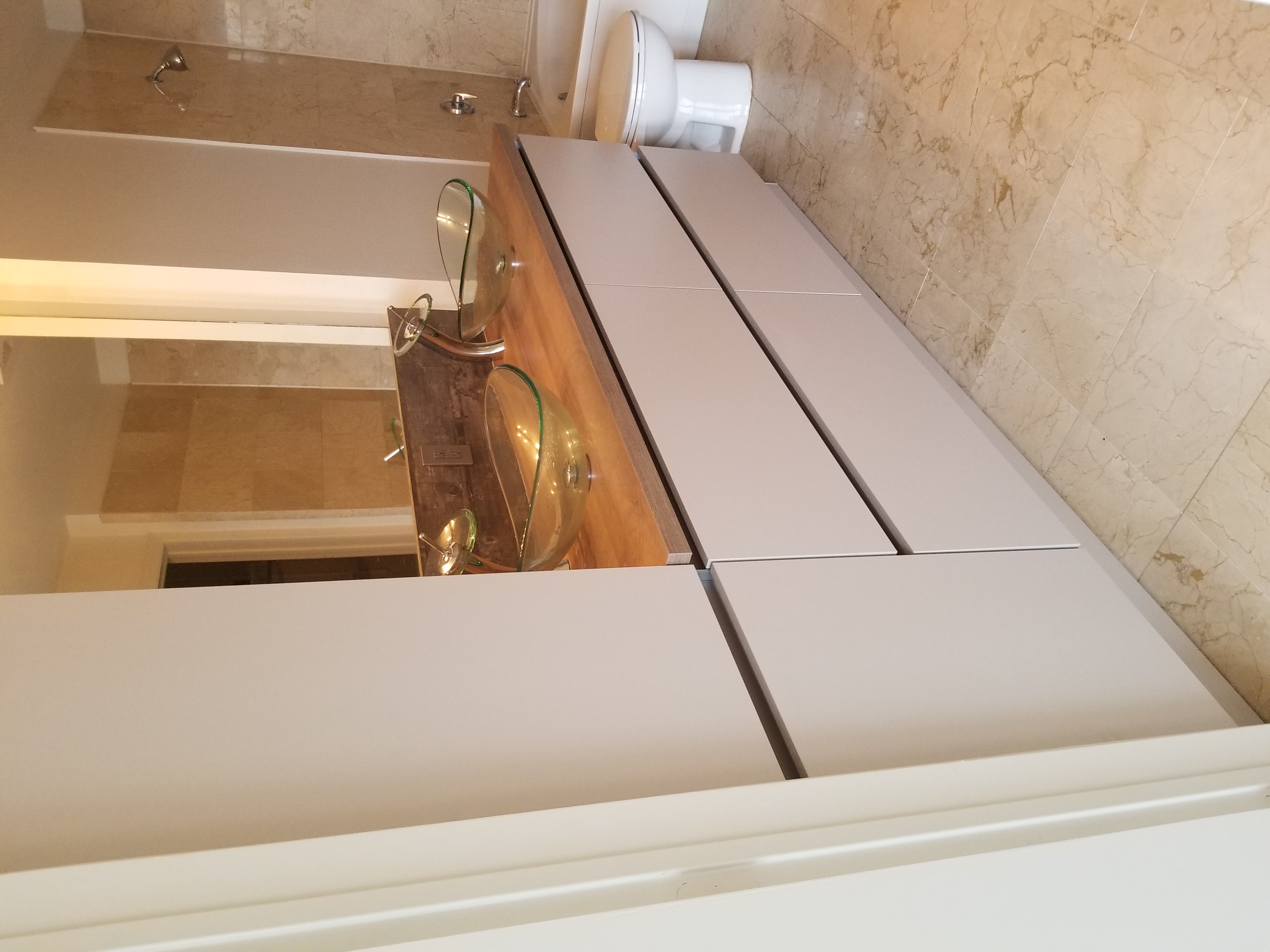 remodeling with modern vanity