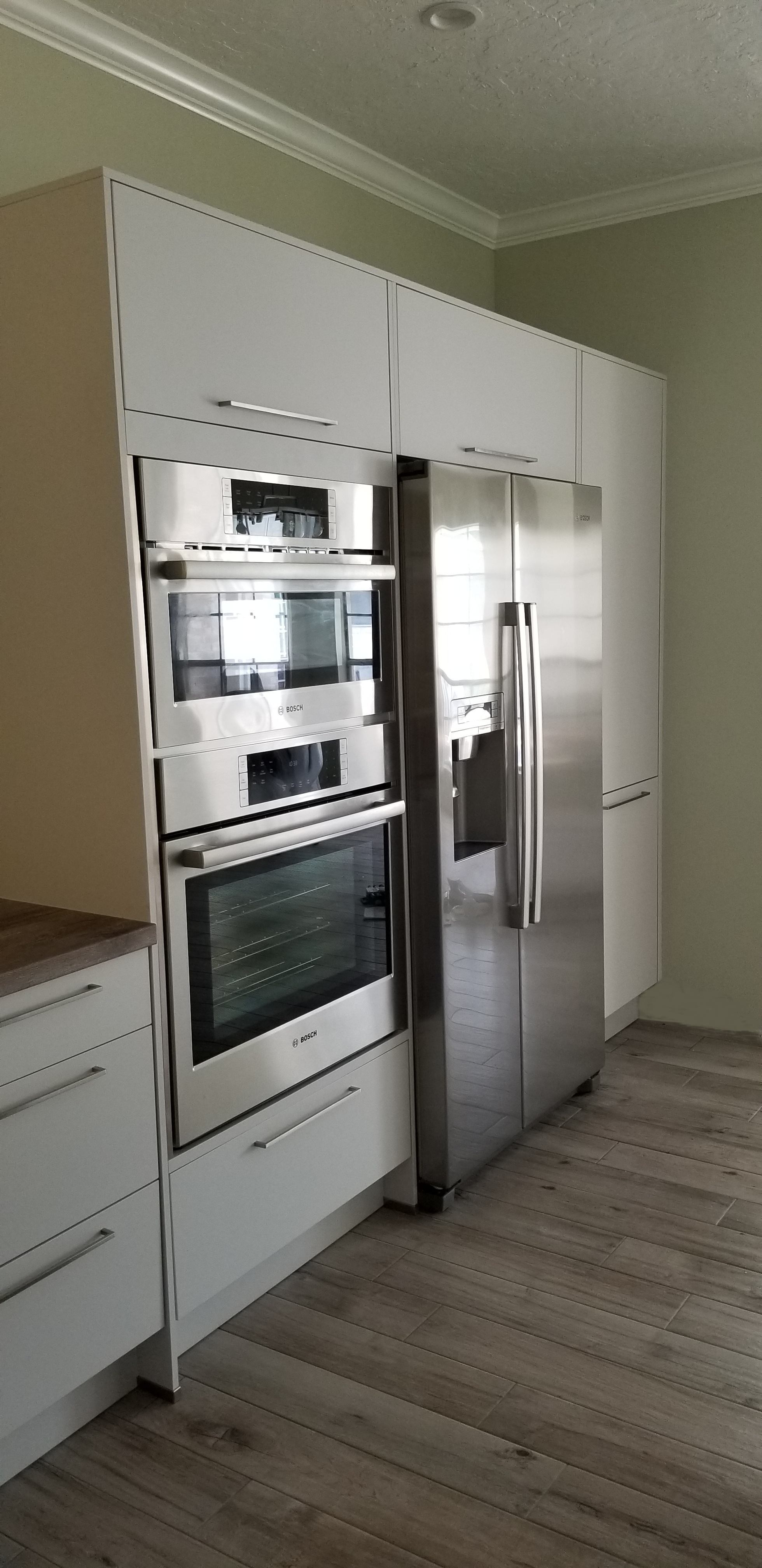 Kitchen and laundry room