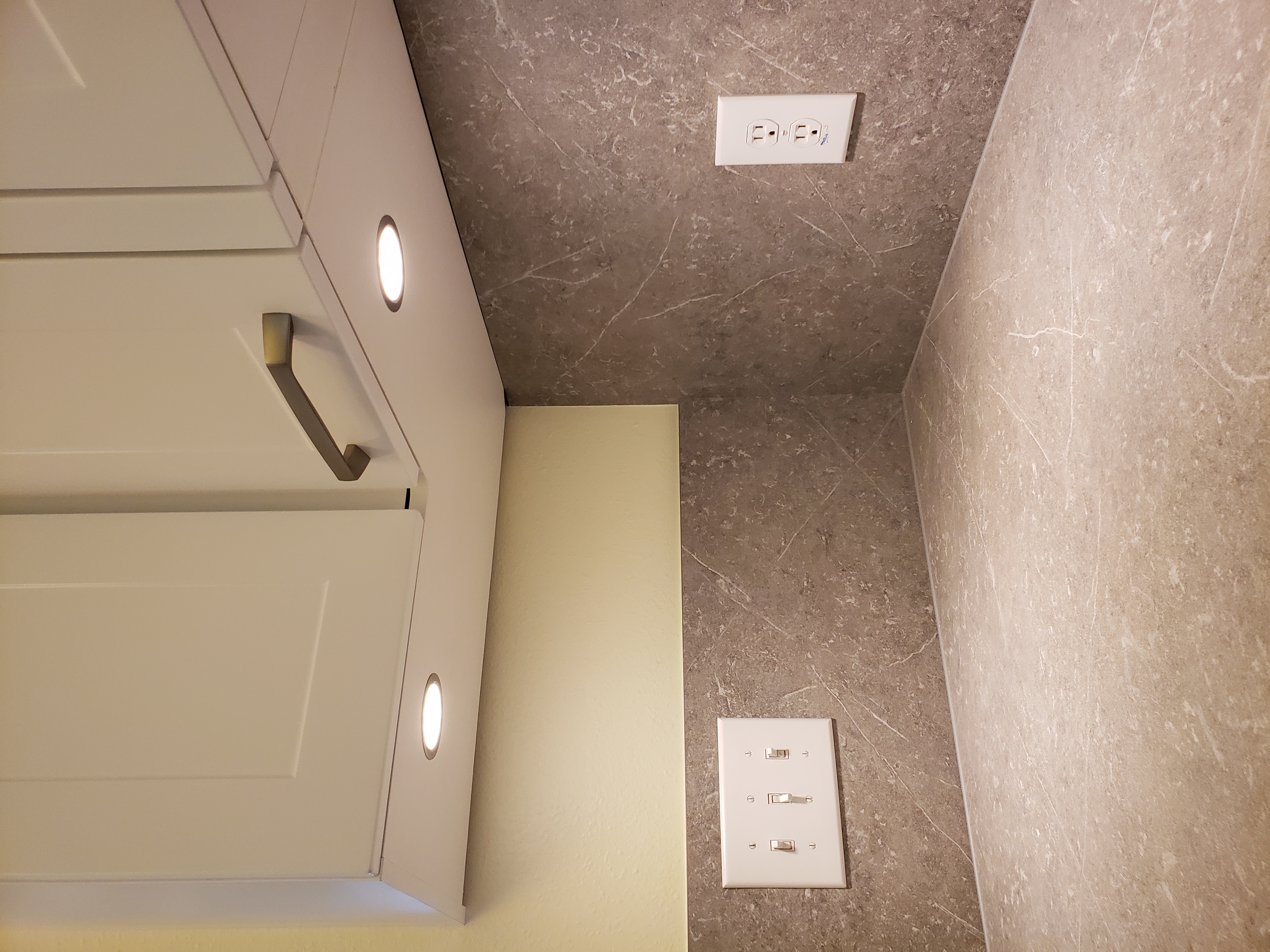 LED lights in kitchen cabinets