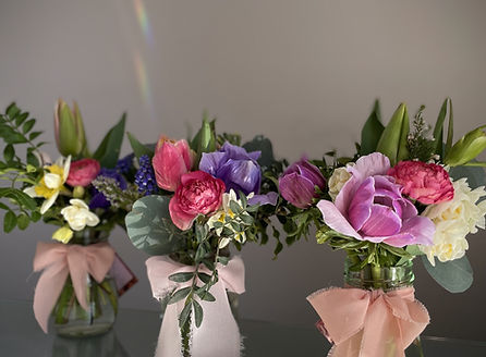 Jam Jar Posies / Bud vase