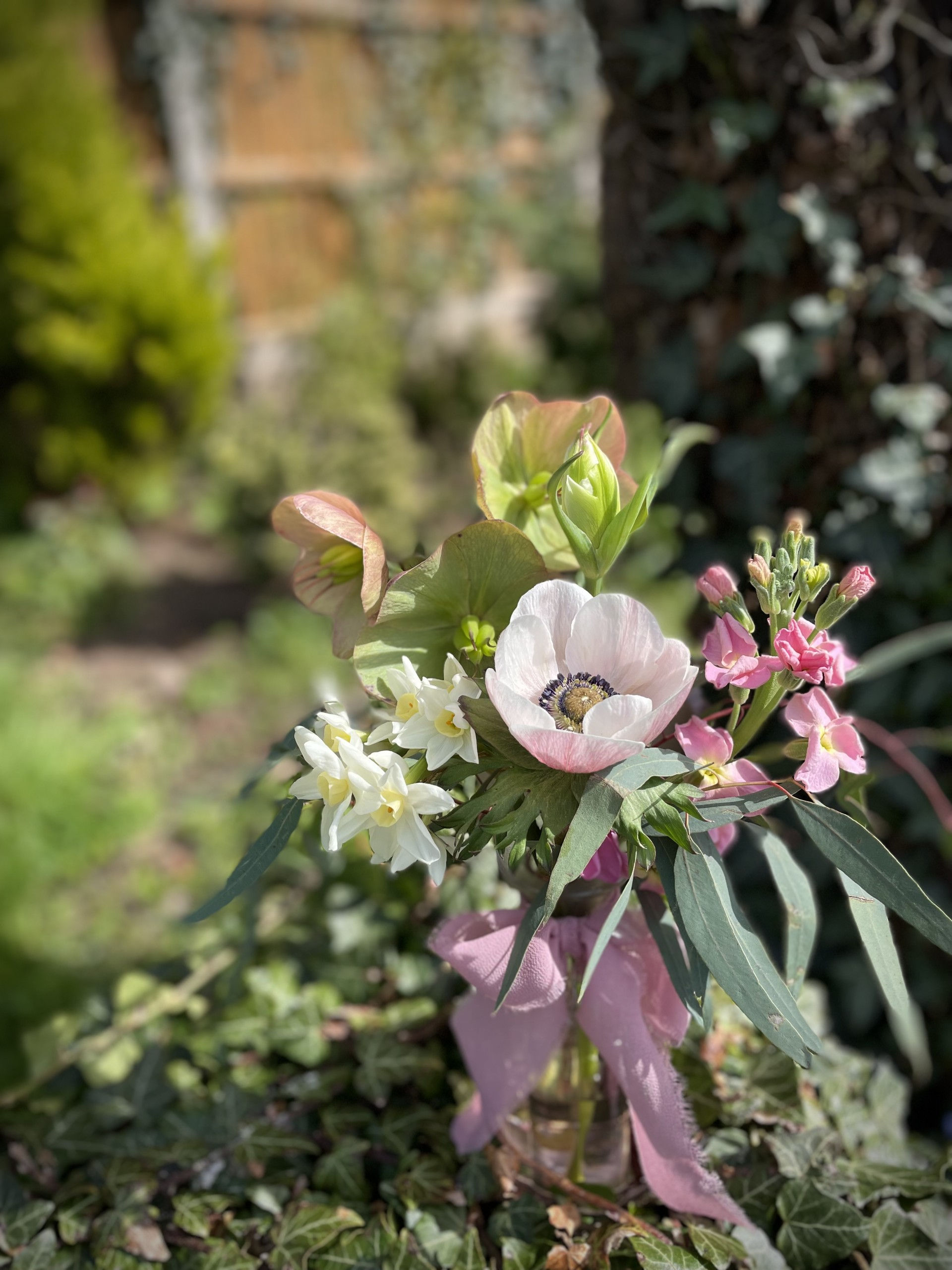 Jam Jar Posies / Bud Vase