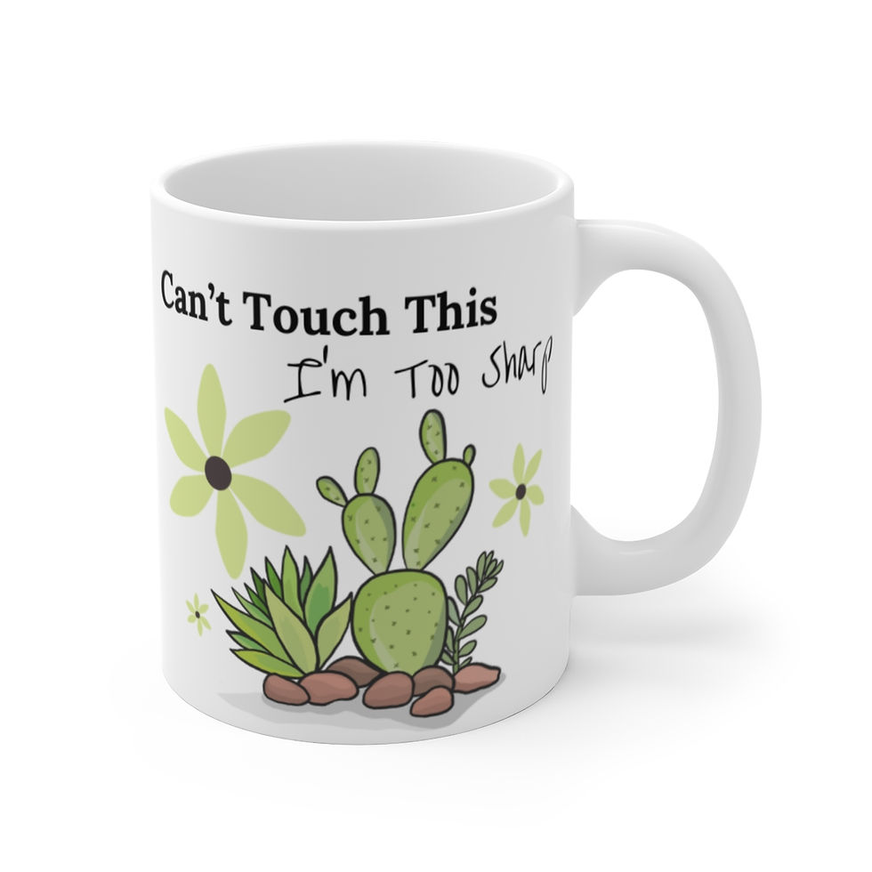can't touch this I'm too sharp coffee mug