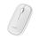 Miniatura: 2 in 1 Wireless Silent Mouse (Bluetooth + USB Adapt.) COOL Slim White