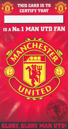 Manchester United Birthday Card | KELLY'S