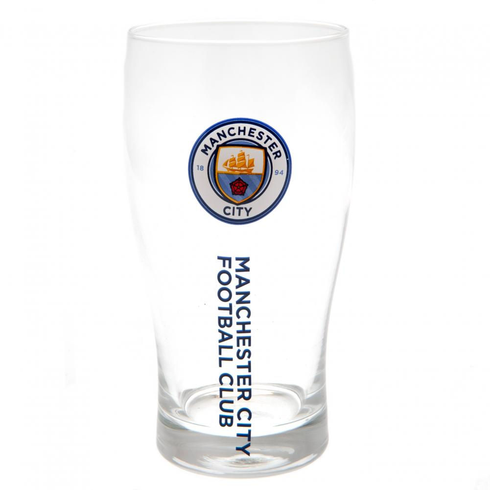 Manchester City FC Pint Glass