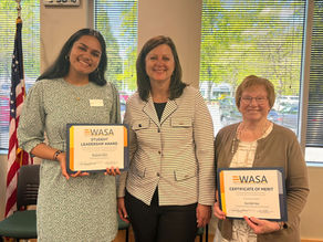 Sue Heyting and Tejasvini Vijay Honored at 2023 WASA 110 Awards Luncheon