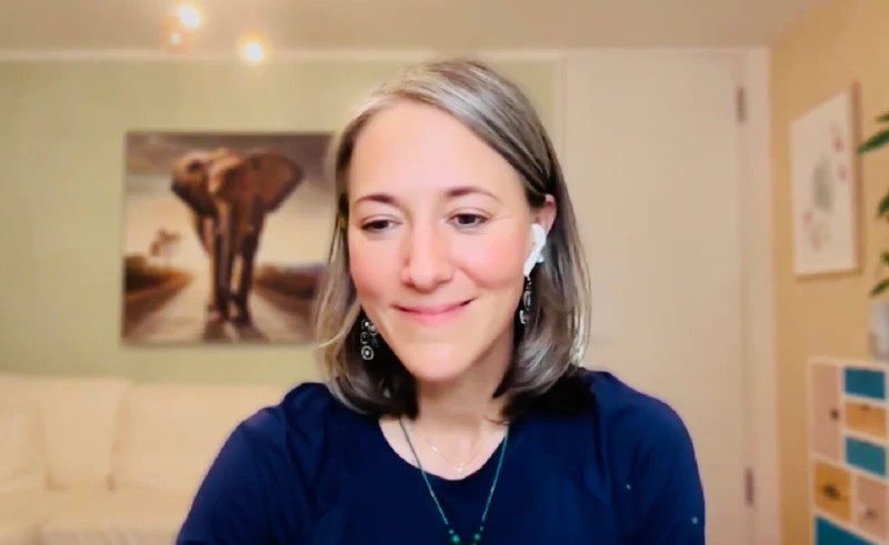 Chantal Gagnebin bei der Online Live Session